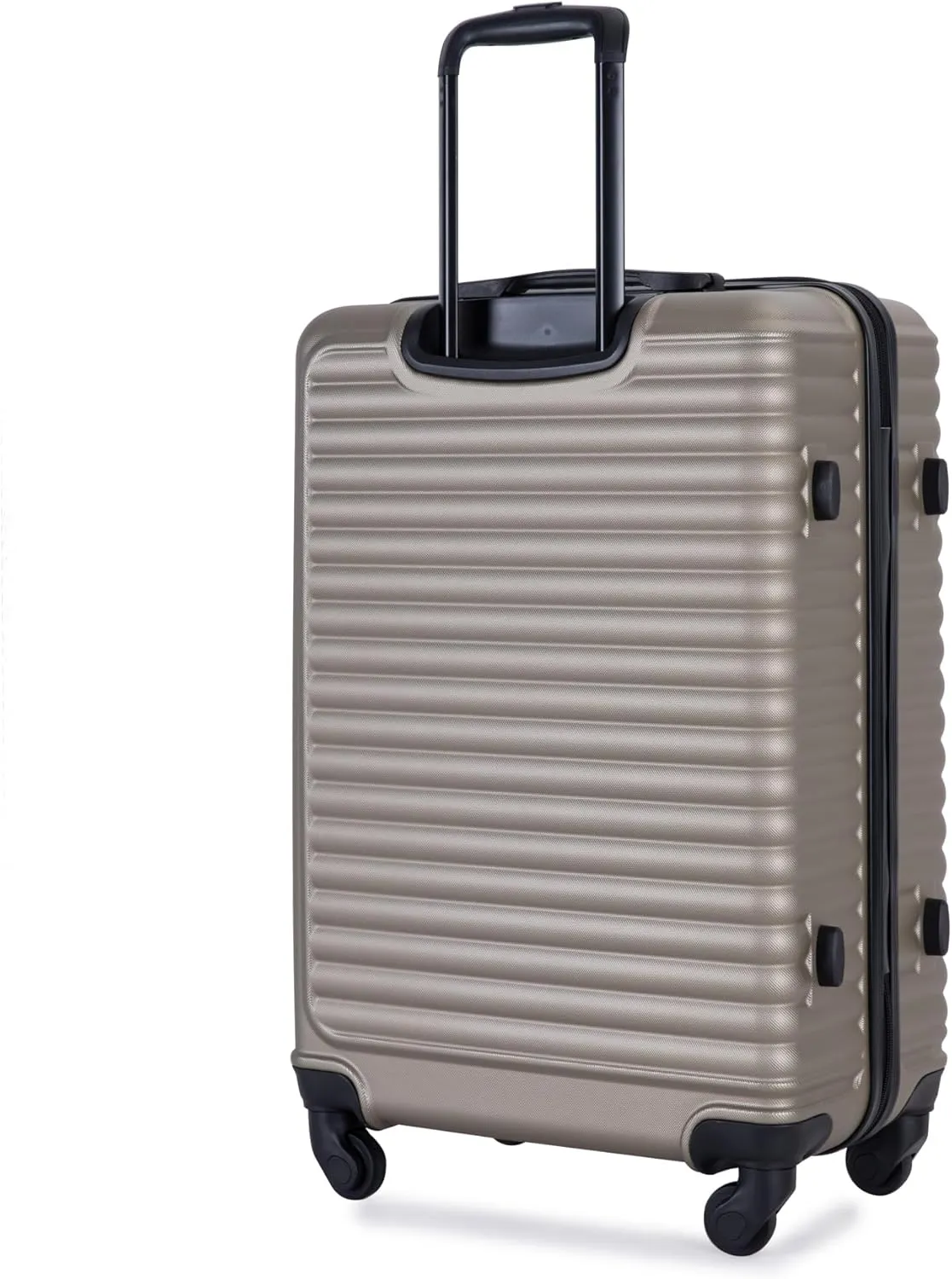 Luggage Sets 3 Piece Suitcase Set ABS Lightweight Carry On Luggage with Spinner Wheels, Hardside Suitcases Durable Luggage Hardside with Two Hooks & TSA Lock (20/24/28) Gold