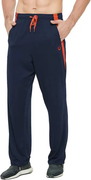 Men's Athletic Pant with Pockets Open Bottom Sweatpants for Men Workout, Exercise, Running
