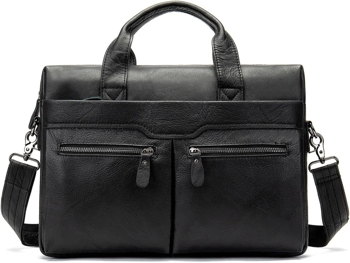 Men's Business Bag Shoulder Bag Carrying Briefcase Business Bag Shoulder Crossbody Bag(D)