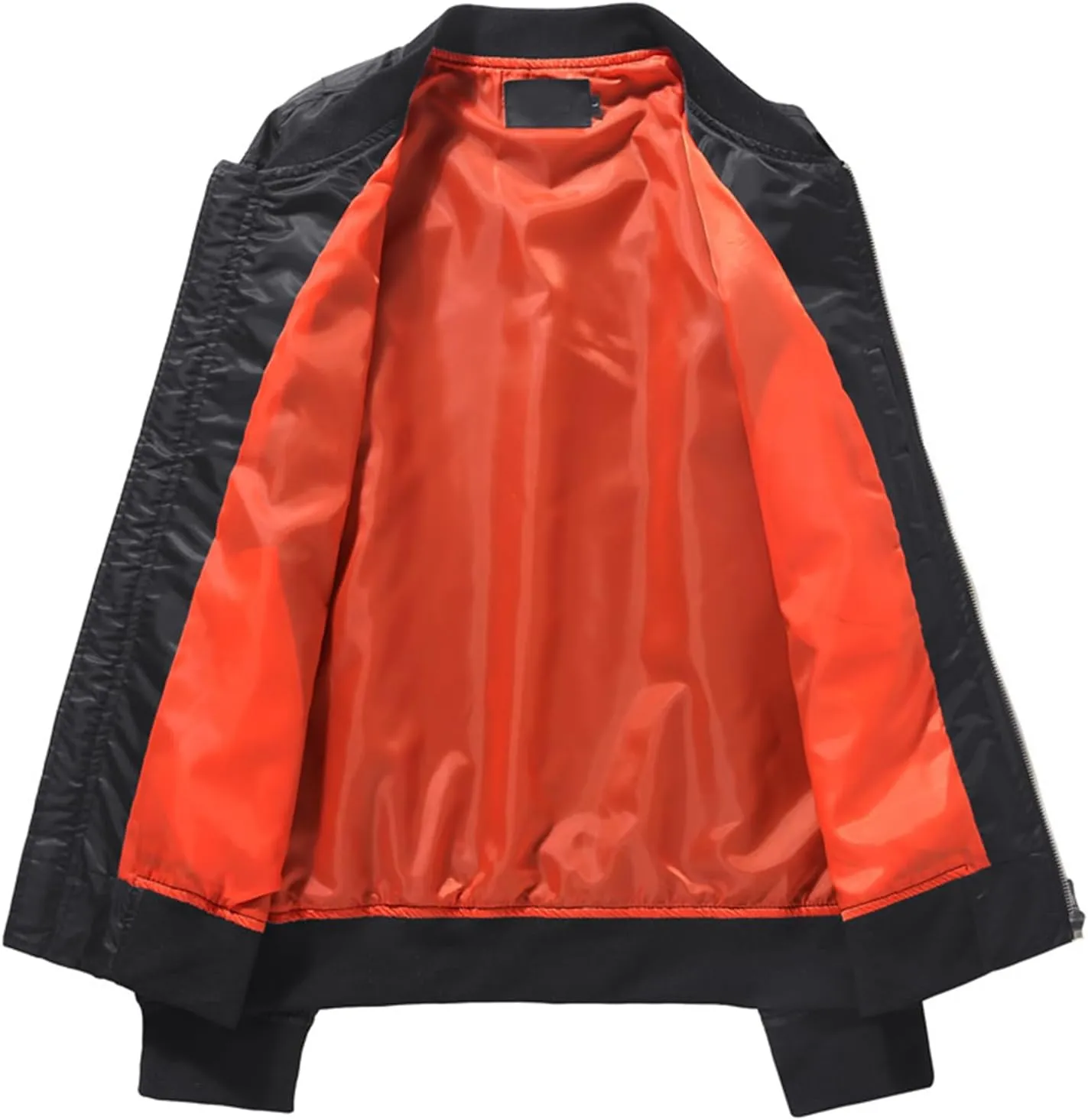 Men's Lightweight Bomber Jacket Casual Windproof Baseball Jacket Windbreaker