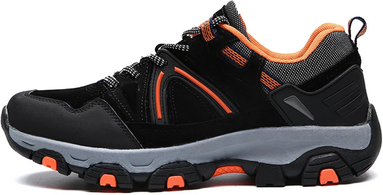 Men's Low Top Lightweight Anti Slip Hiking Shoes Trekking Trails Outdoor Work Shoes