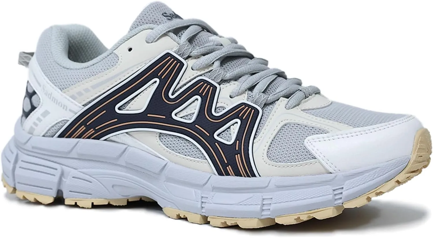 Men's Slip Resistant Trail Running Shoes - Supportive Athletic Shoes for Outdoor Fitness Walking, Road Running and Gym Training