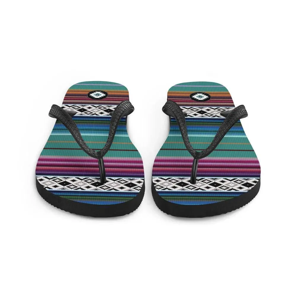 Mexican Aztec Flip Flops