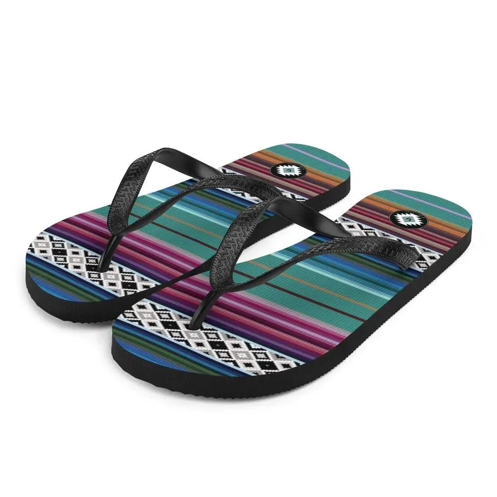 Mexican Aztec Flip Flops