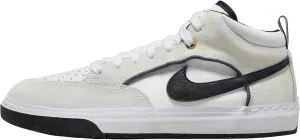 Nike SB React Leo Skate Shoes (DX4361-100, White/Black) Size 7.5