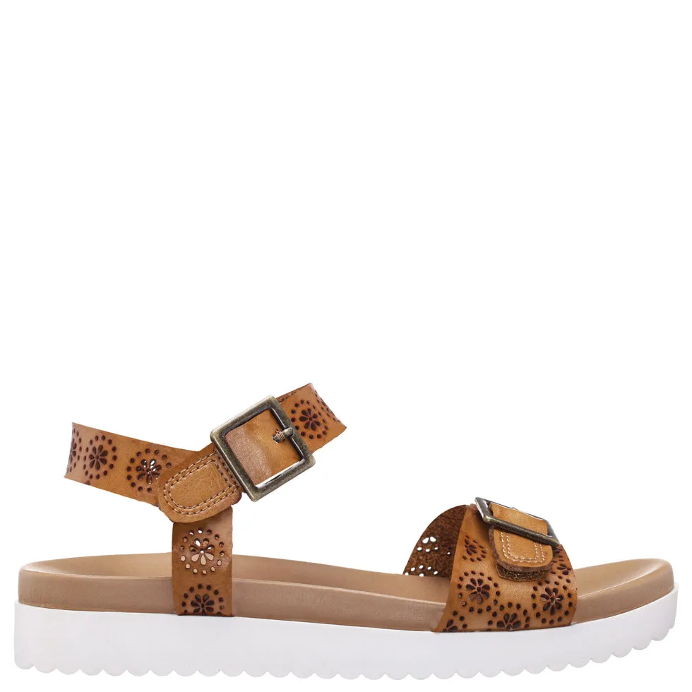Nina Saturn | Light Tan Kids Sandals