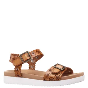 Nina Saturn | Light Tan Kids Sandals