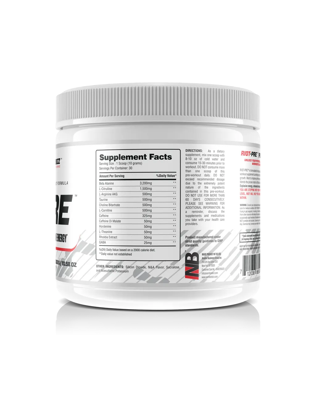 NutritionBizz Riot-Pre