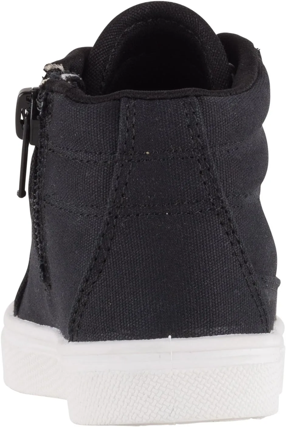 Oomphies Tyler Boys Sneakers - Elastic Stretch Lace High Top - Kids Shoe - Black