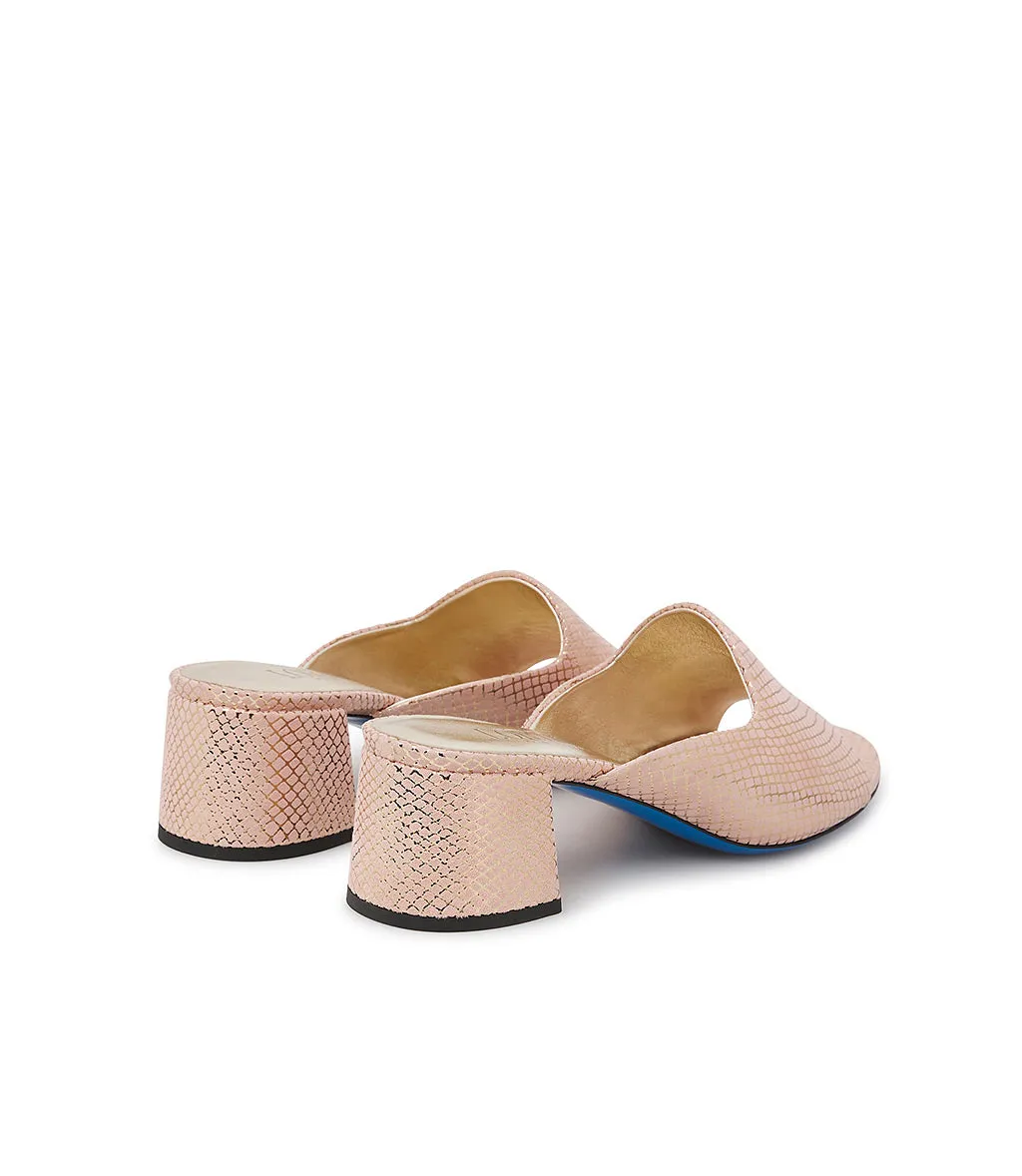 Pink tail leather