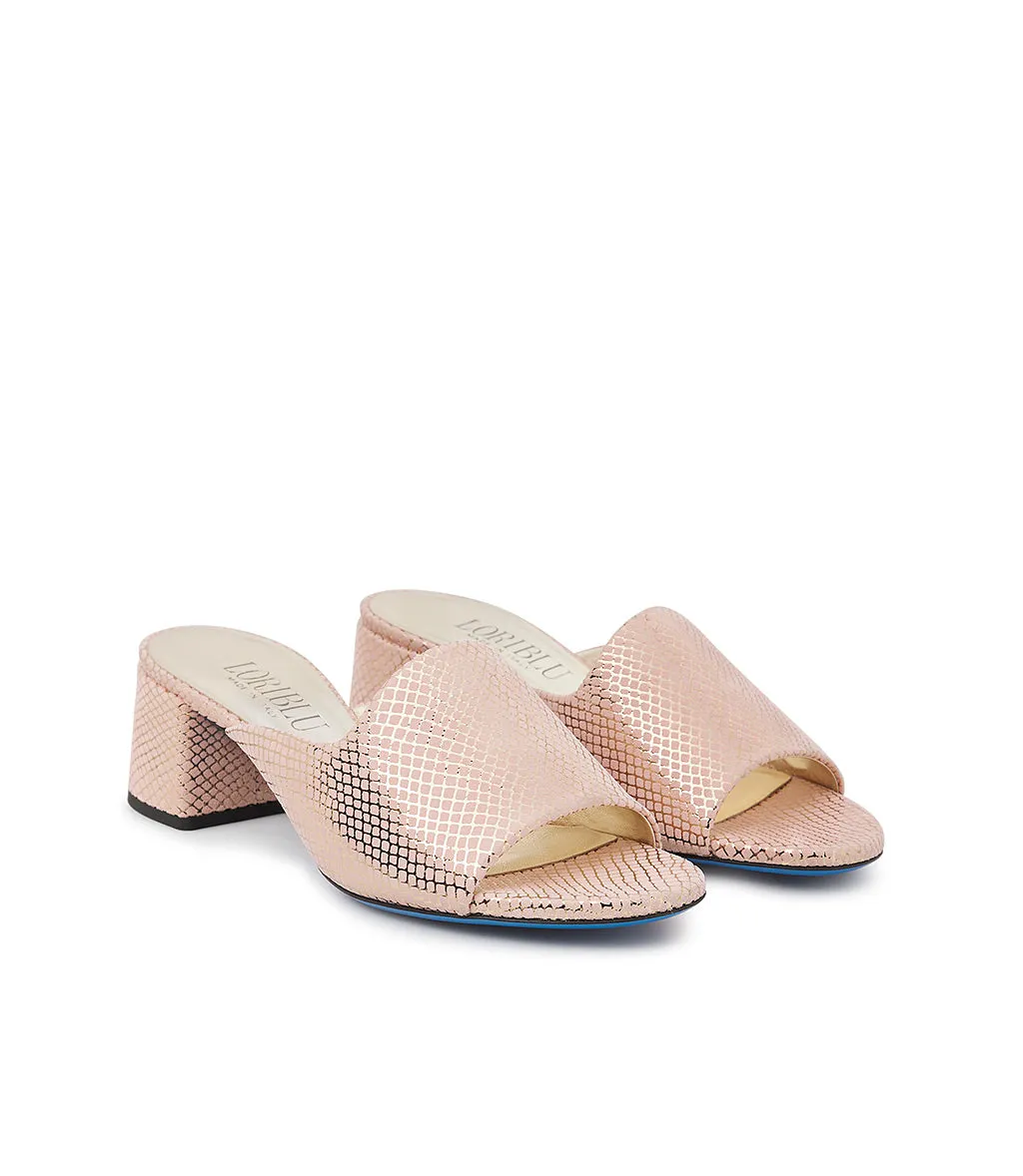 Pink tail leather