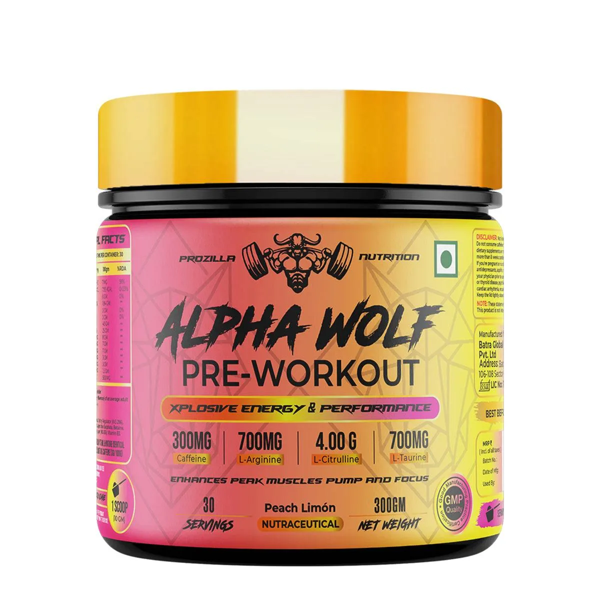 Prozilla Nutrition Alpha wolf Pre-Workout