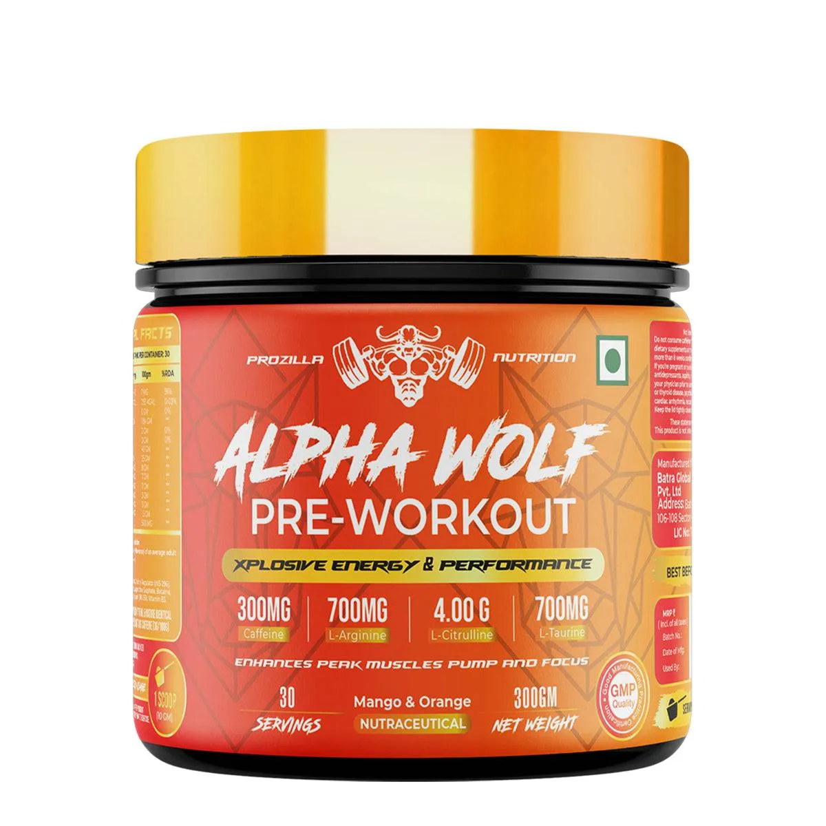 Prozilla Nutrition Alpha wolf Pre-Workout