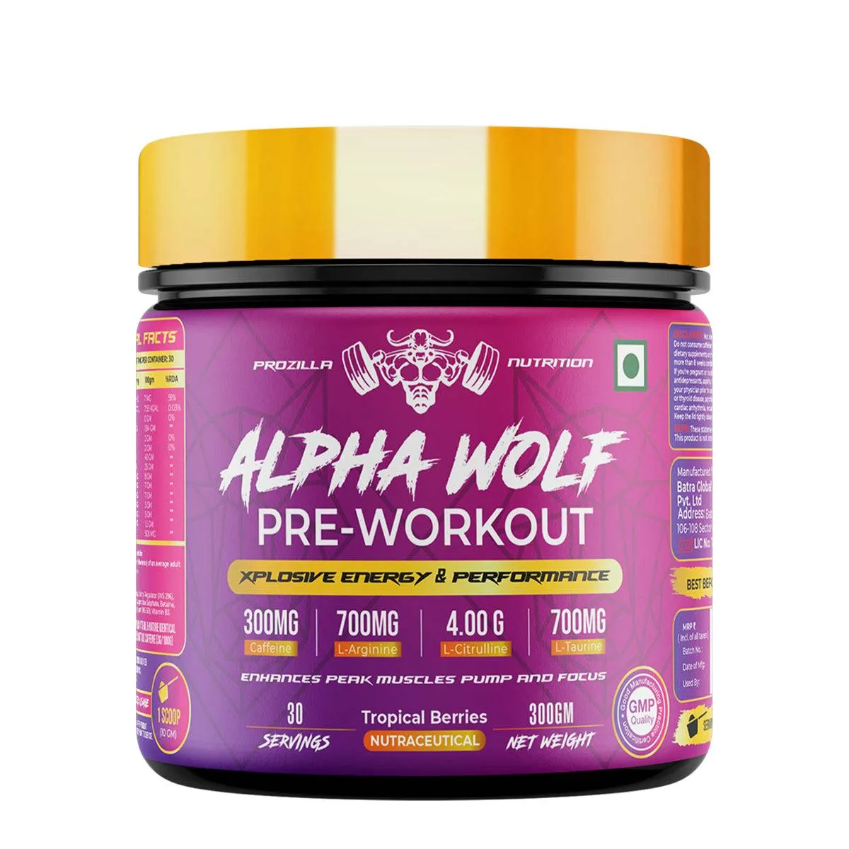 Prozilla Nutrition Alpha wolf Pre-Workout