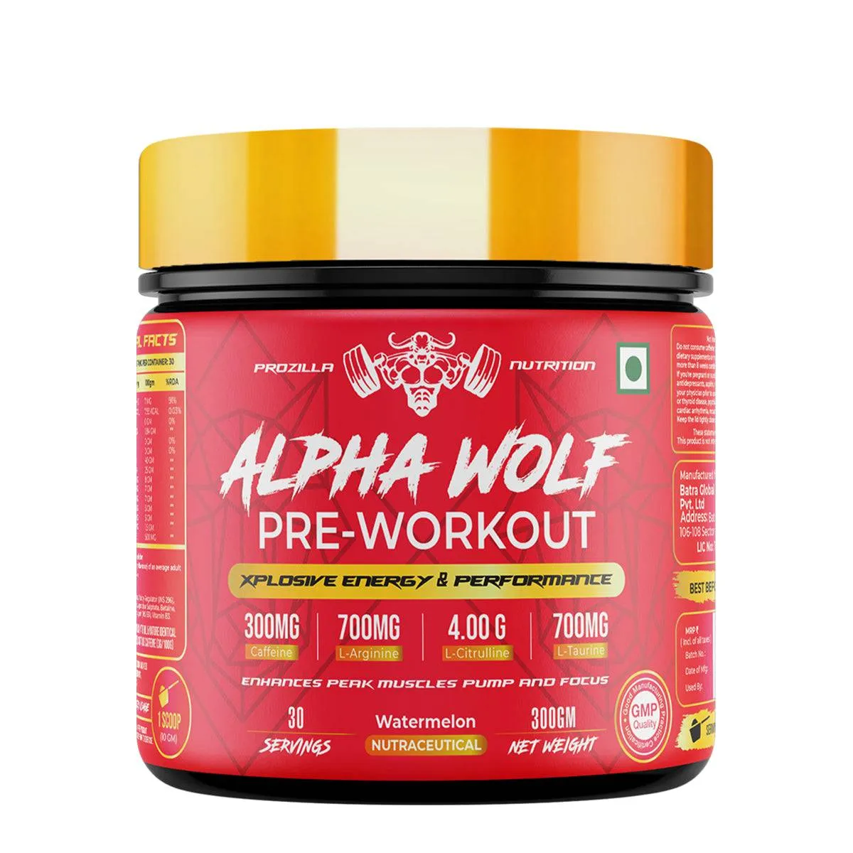Prozilla Nutrition Alpha wolf Pre-Workout