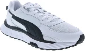 Puma Mens Wild Rider Route White Lifestyle Sneakers Shoes 7