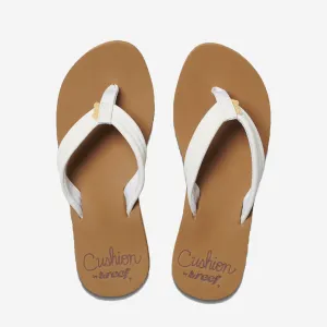 Reef Womens Cushion Breeze Flip Flops - Cloud