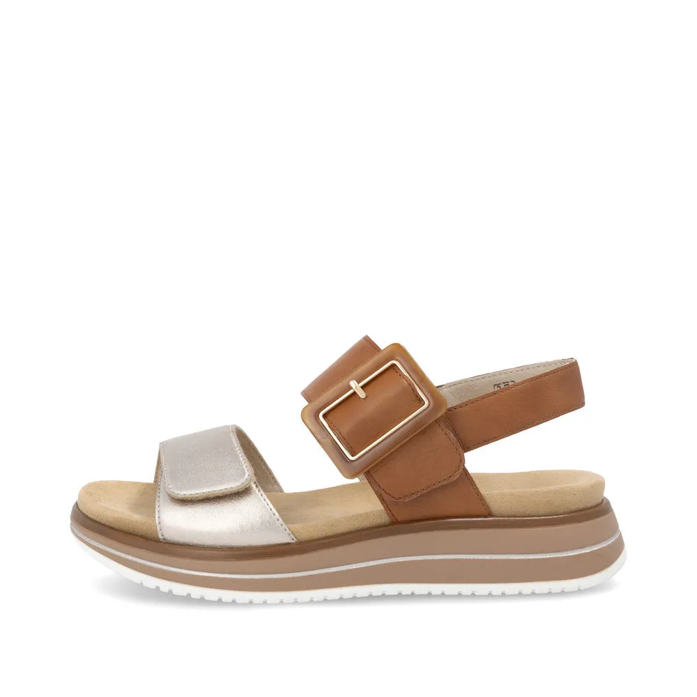 Remonte Wedge Sandal D1j53-22 BROWN