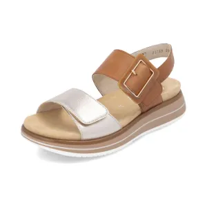 Remonte Wedge Sandal D1j53-22 BROWN