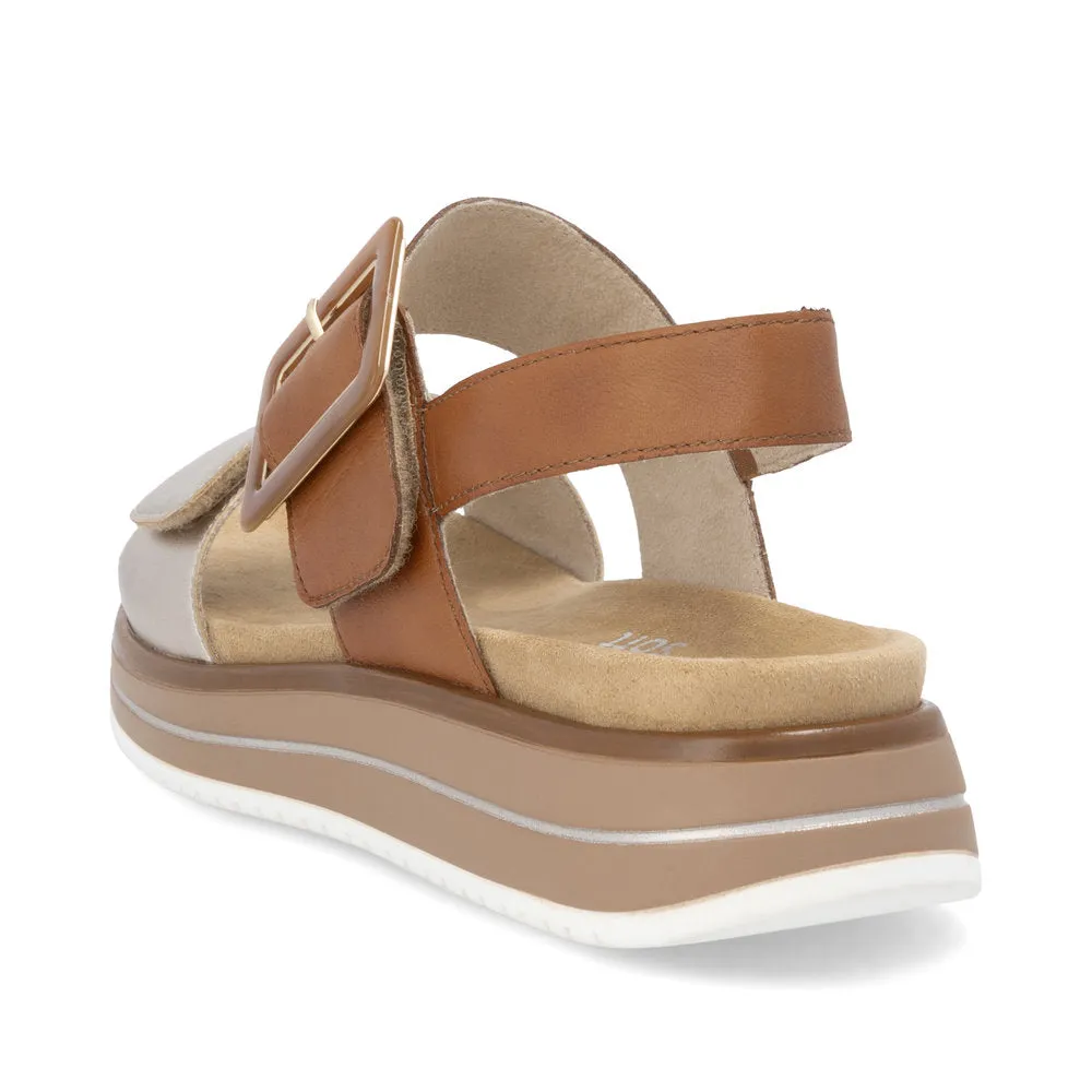 Remonte Wedge Sandal D1j53-22 BROWN