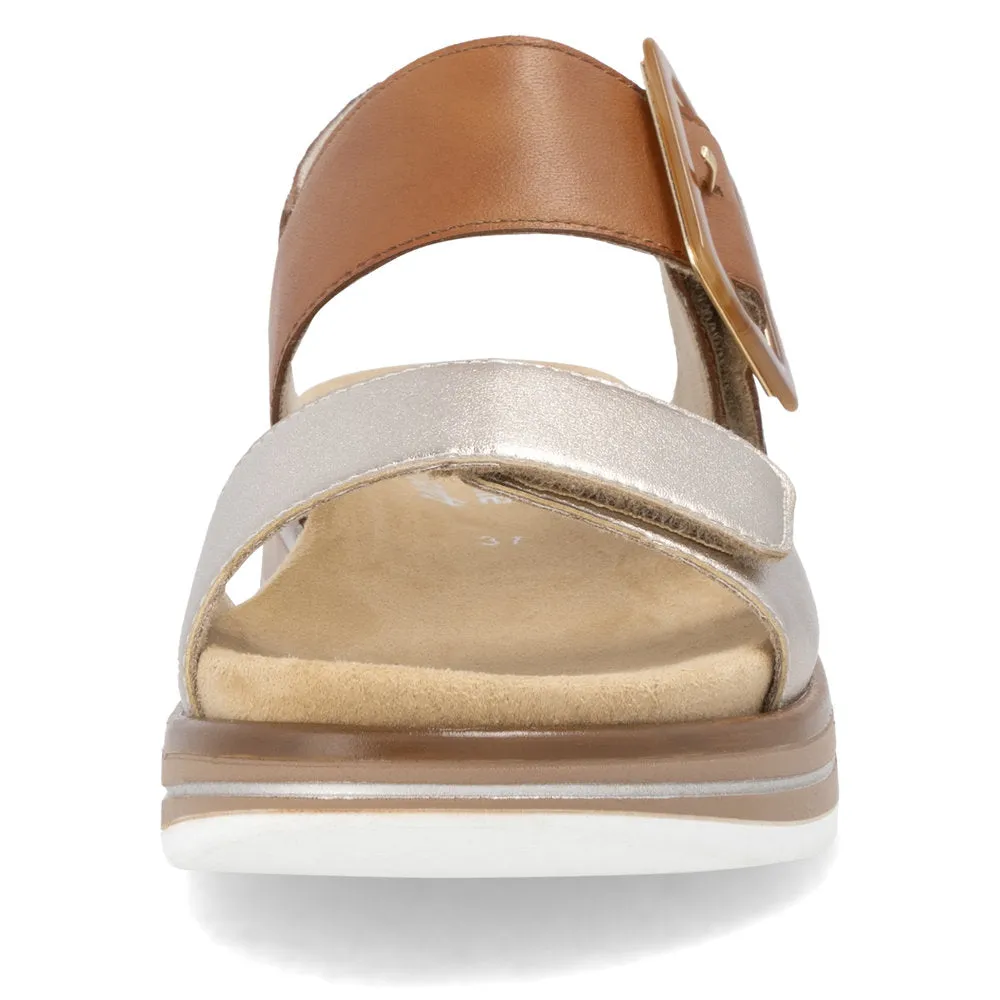 Remonte Wedge Sandal D1j53-22 BROWN