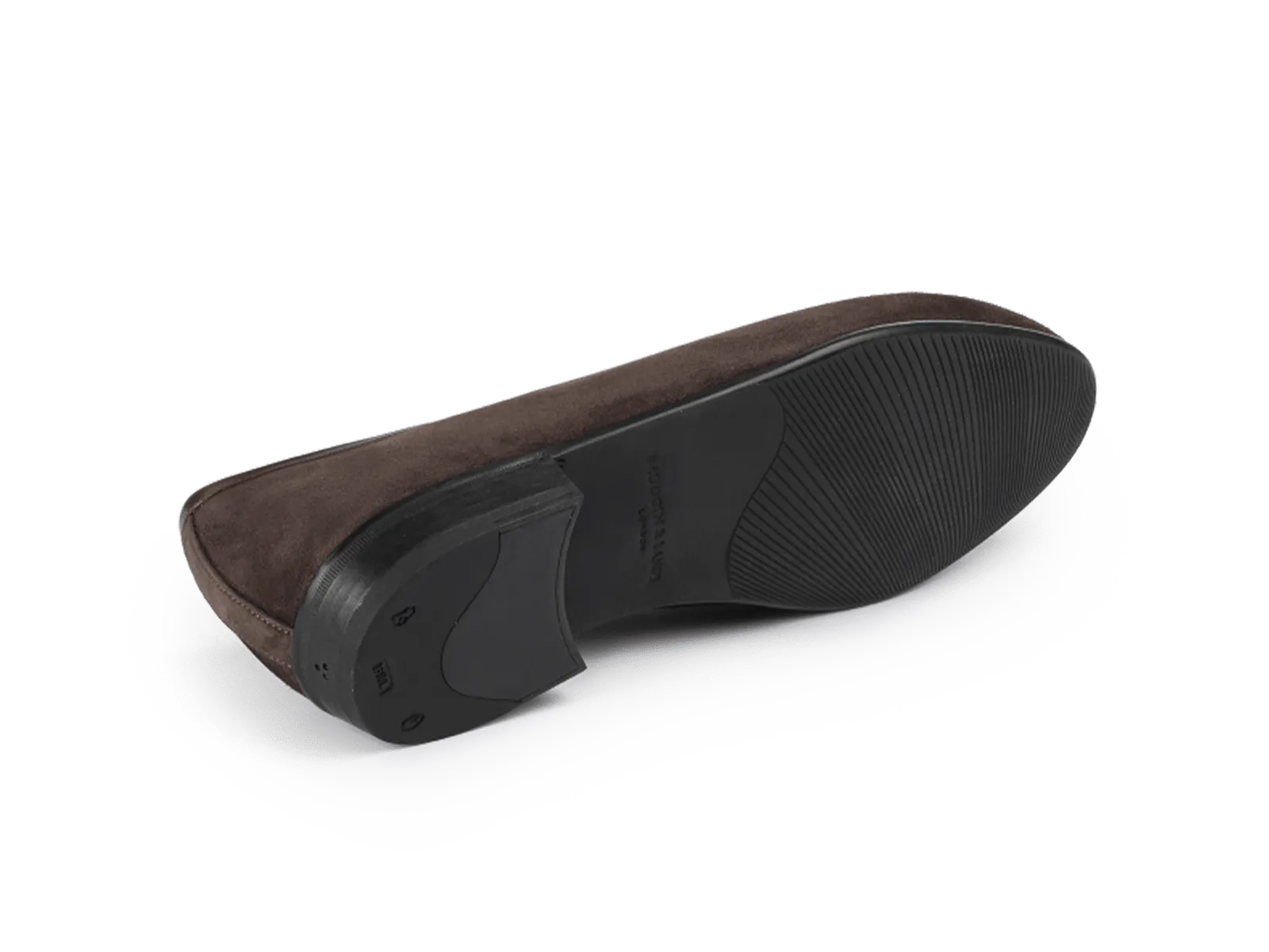 Sagan Classic Tassel Loafers in Lusitanias Dark Brown Asteria Suede with Rubber Sole