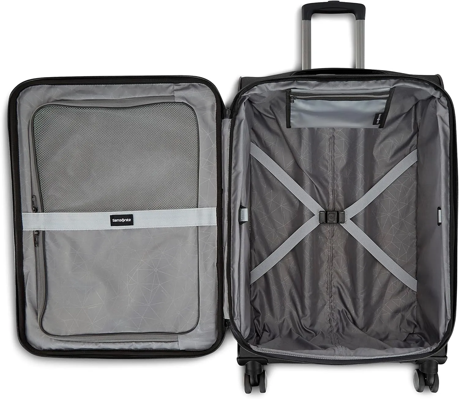 Samsonite Ascella 3.0 Softside Expandable Luggage with Spinner Wheels, CO EXP Spinner, Black