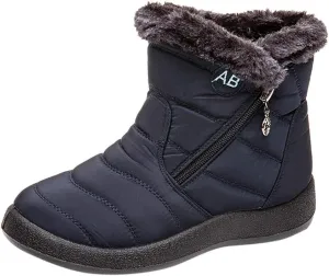 SBGMoSJ Short Winter Boots Extra Wide for Women Waterproof Snow Non Slip Winter Boots Waterproof Fashion Winter Boots for Women 2023 Womens Waterproof Boots Botas De Invierno Para Mujer Con Tacones