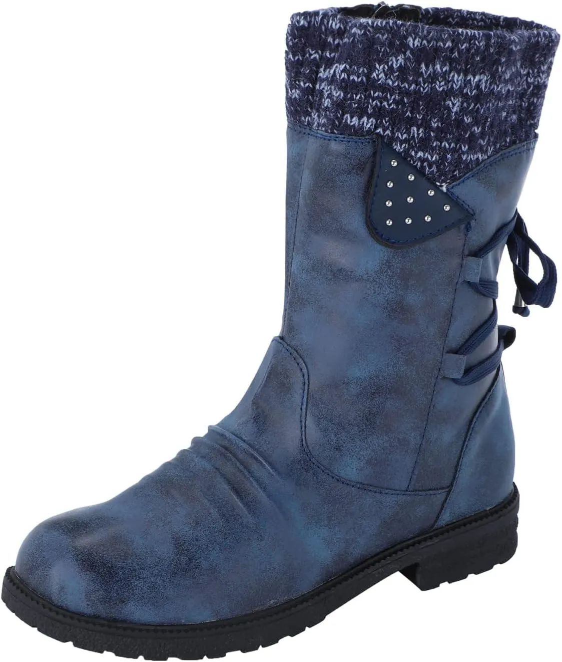 SBGMoSJ Winter Boots for Women Fashion Dressy Women's Waterproof Boots Wide Width Woman Winter Boots Wide Size 11 Womens Winter Fur Lined Boots Botas De Mujer Para La Nieve Que No Se Resbale