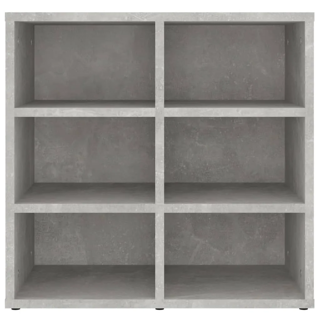 Shoe Cabinets 2 pcs Concrete Grey 52.5x30x50 cm