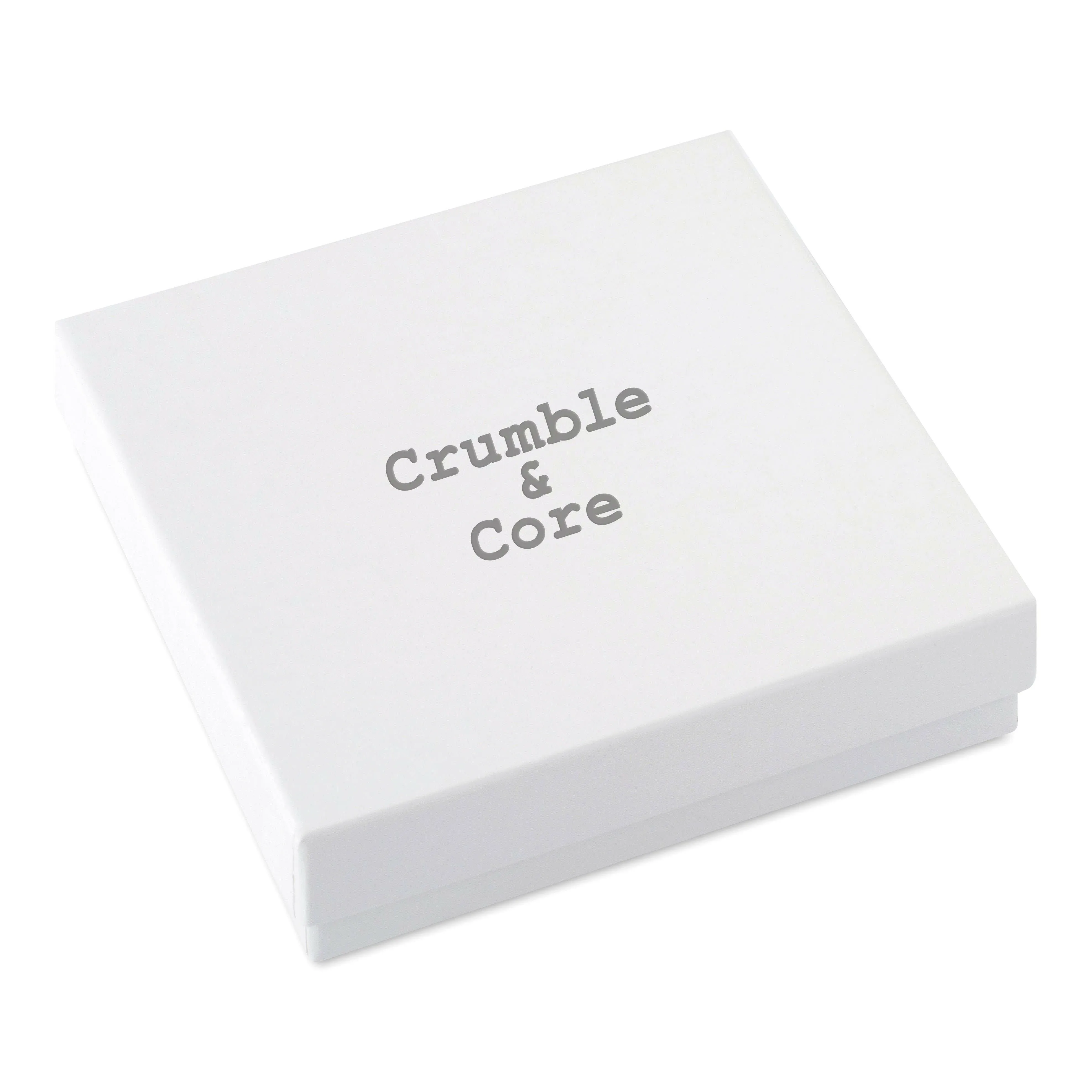 Sterling Silver Crystal Stud Earrings on a Boxed High Heels Card - Elegant and Stylish