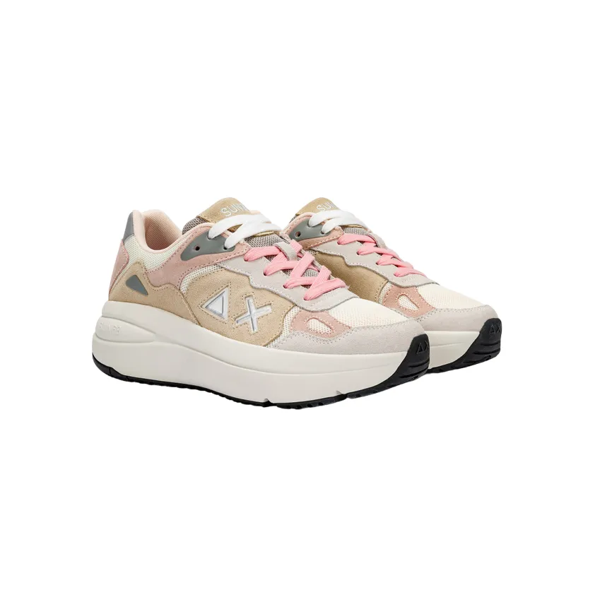 Sun68 scarpa sneakers da donna Venus Z34219 31 bianco-panna