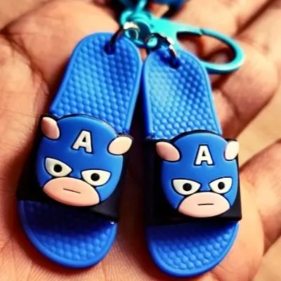 SuperHero Slipper Keychain