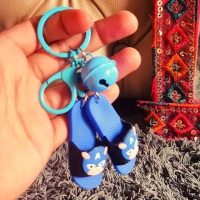 SuperHero Slipper Keychain