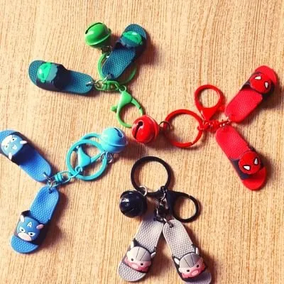 SuperHero Slipper Keychain