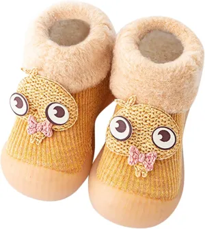 Toddler 10 Tennis Shoes Girls Solid Girls Socks Stocking Warm Baby Boys Soft Toddler Canvas Slip on Shoes Boys