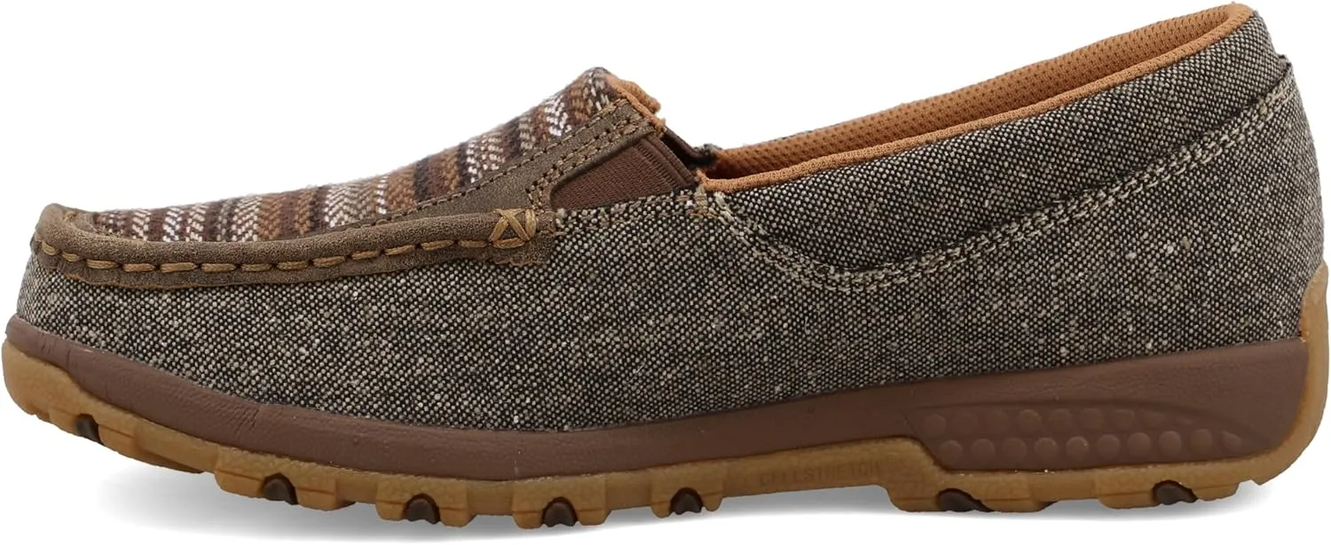 Twisted X Women's Driving Mocs, Slip-On Walking Shoes with CellStretch