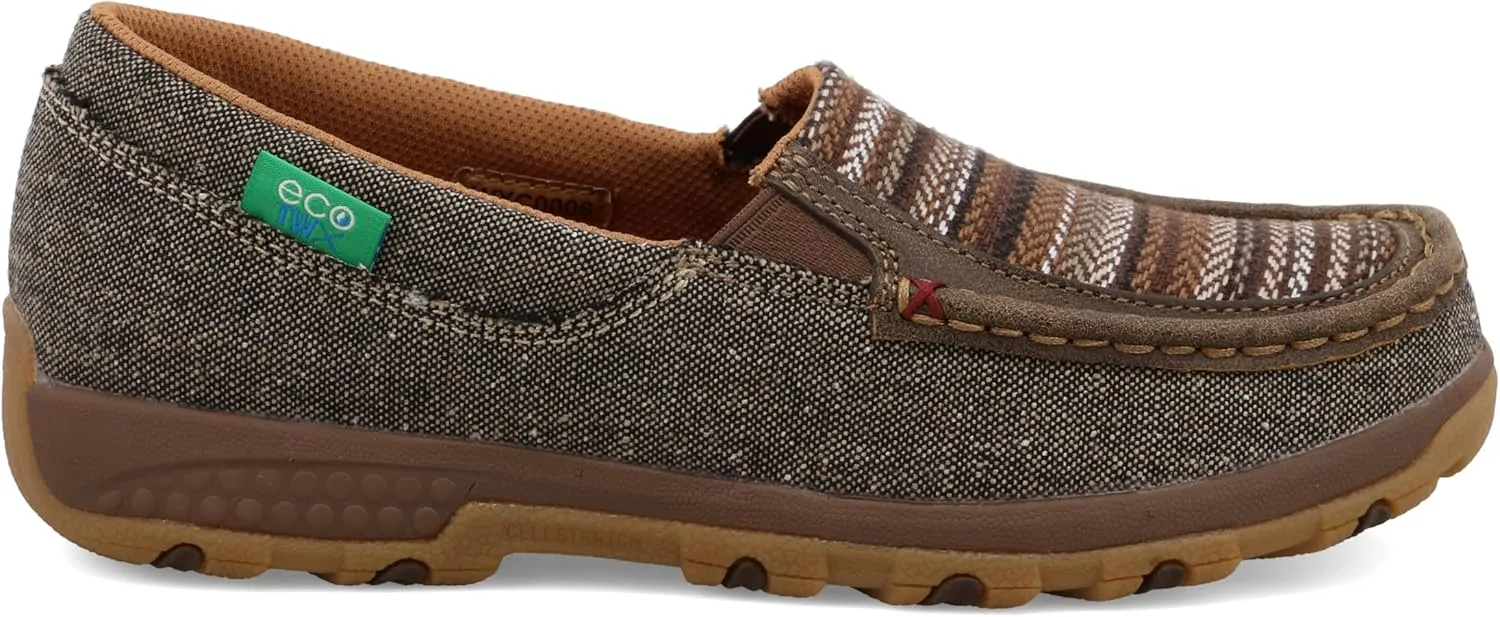 Twisted X Women's Driving Mocs, Slip-On Walking Shoes with CellStretch