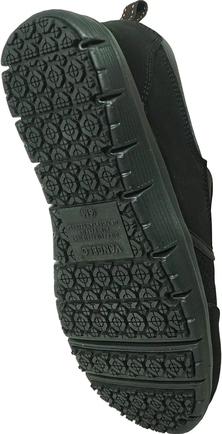 VANGELO Women Professional Slip Resistant Work Sneaker Shoe for Food Service Health Care Nurse AVA and ARIA Black