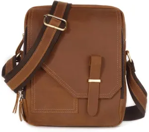 Vintage Messenger Bag Vertical Shoulder Bag Crossbody Bag Large Capacity Crossbody Bag