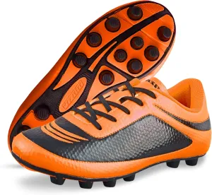 Vizari USA Boys Girls Soccer Cleats | Youth Firm Ground Athletic Outdoor Football Shoes for Toddler, Little Kid, Big Kid | Lightweight & Durable