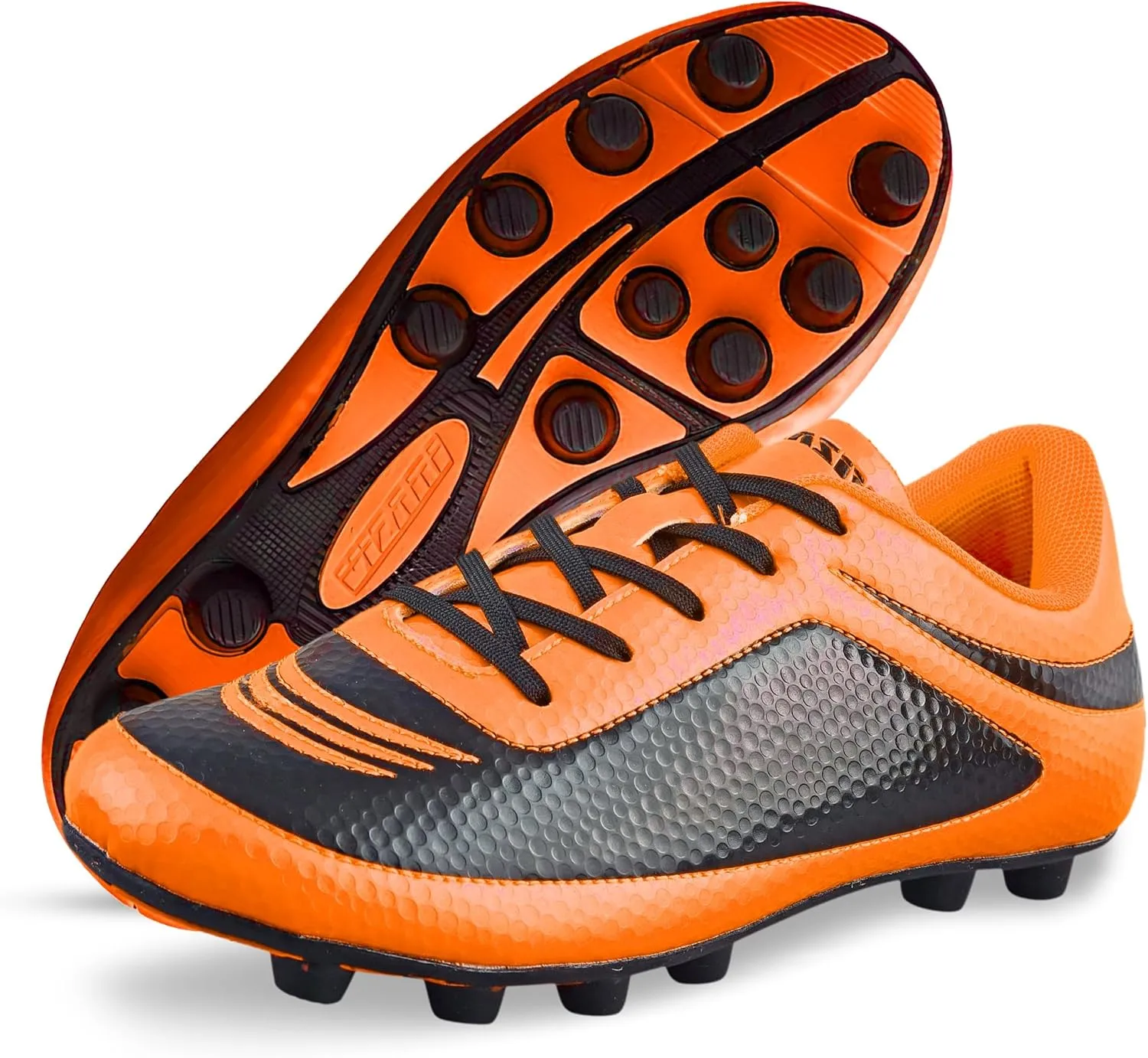 Vizari USA Boys Girls Soccer Cleats | Youth Firm Ground Athletic Outdoor Football Shoes for Toddler, Little Kid, Big Kid | Lightweight & Durable
