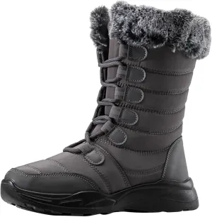 Winter Boots for Women Wide Width 11 Short Waterproof Winter Boots for Woman Womens Winter Boots Waterproof Warm Woman Winter Boots Knee High Wide Calf Snow Shoes for Women Extra Wide