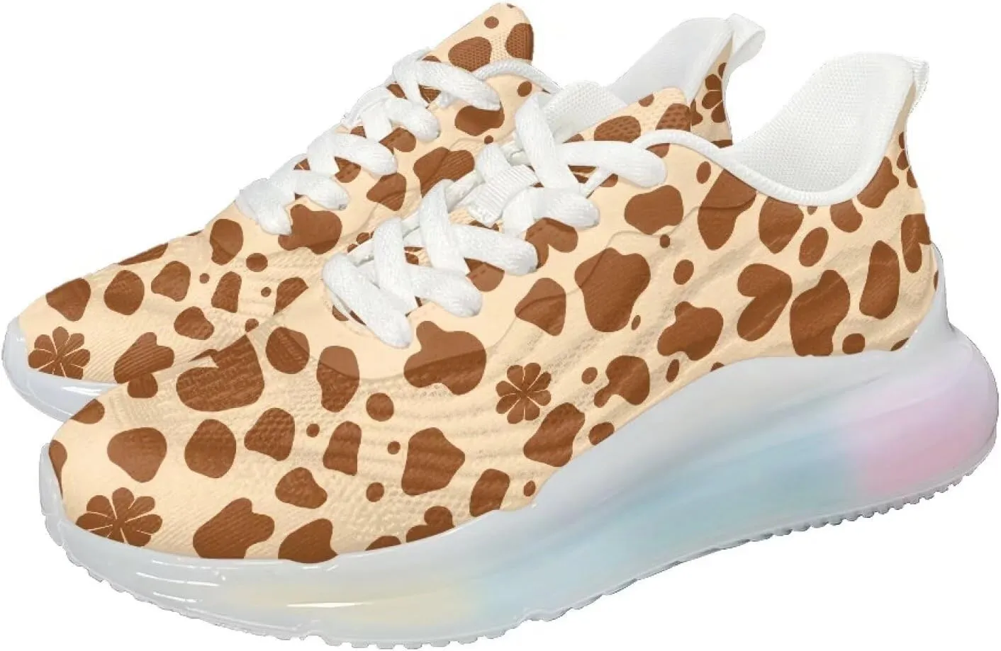 Women's Air Cushion Running Shoes Breathable Sports Tennis Sneakers Comfort Anti-Skid Casual Walking Shoes US 6-11