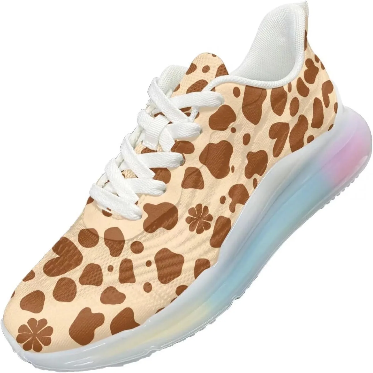 Women's Air Cushion Running Shoes Breathable Sports Tennis Sneakers Comfort Anti-Skid Casual Walking Shoes US 6-11