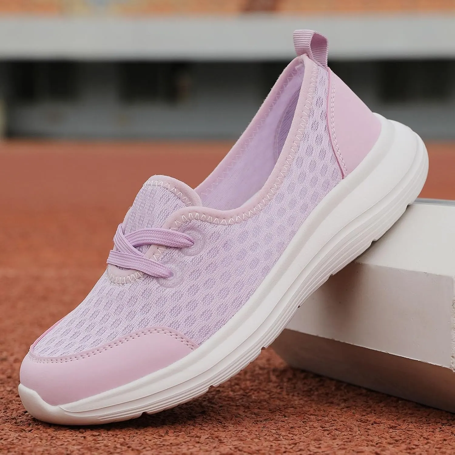 Women's Comfortable Loafers Casual Slip-On Walking Shoes Lightweight Breathable Shoes Summer Shoes Flats Sneakers