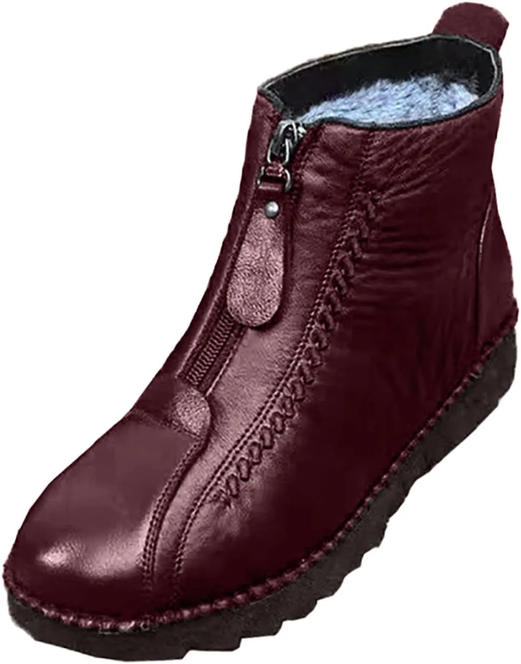 Womens Silver Snow Boots Size 10 Snow Boots for Women Size 7 Wide Waterproof Snow Boots Women White Women's Insulated Winter Boots Size 7.5 Winter Boot for Women Wide
