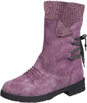 Women's Waterproof Snow Boots Wide Width Snow Boots Women Waterproof Women Winter Boots Slip on 8.5 Winter Boots Womens Size 8.5 Botas Para Nieve De Mujer Anti Deslizante