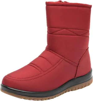 Womens Waterproof Winter Pull on Boots 9.5 Tall Womens Size 8 Cute Snow Boots Winter Boots Women Size 8 Black Womens Winter Snow Boots Waterproof Shoes Botas Para Nieve De Mujer