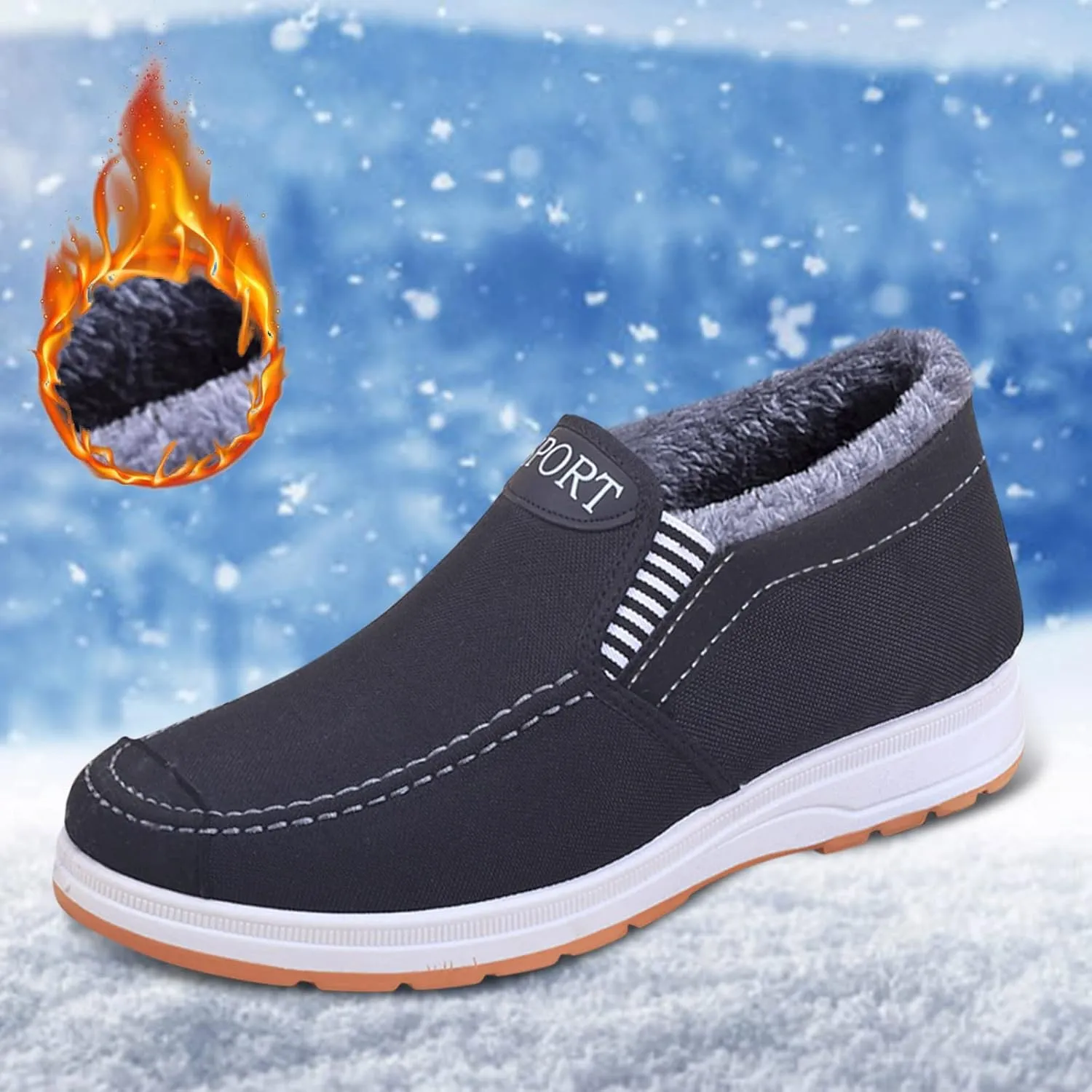 Womens Winter Boots Waterproof Insulated Wide Width Snow Boots Women Size 9 White Winter Boots Size 12 Women's High Heel Winter Boots for Women Botas De Invierno Para Mujer Blancas